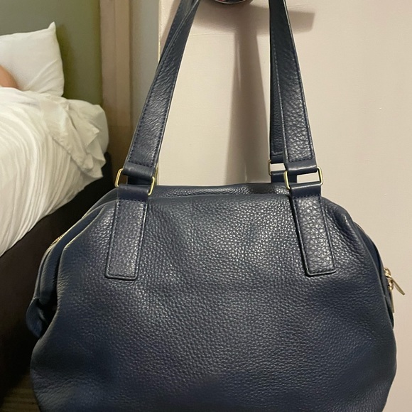 Fossil blue pebble leather satchel - Picture 2 of 12